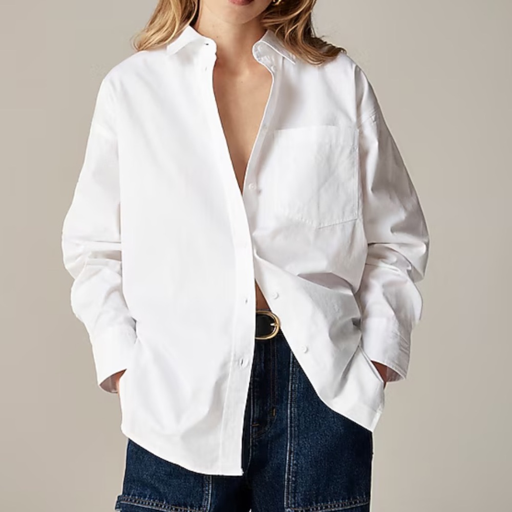 J. Crew Red Button-Up Shirt - Picture 10 of 13